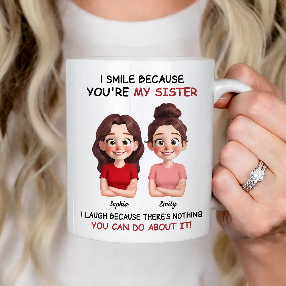 Personalized Brother Sister Coffee Mug - Funny Gift for Siblings Cup MagicInPrints