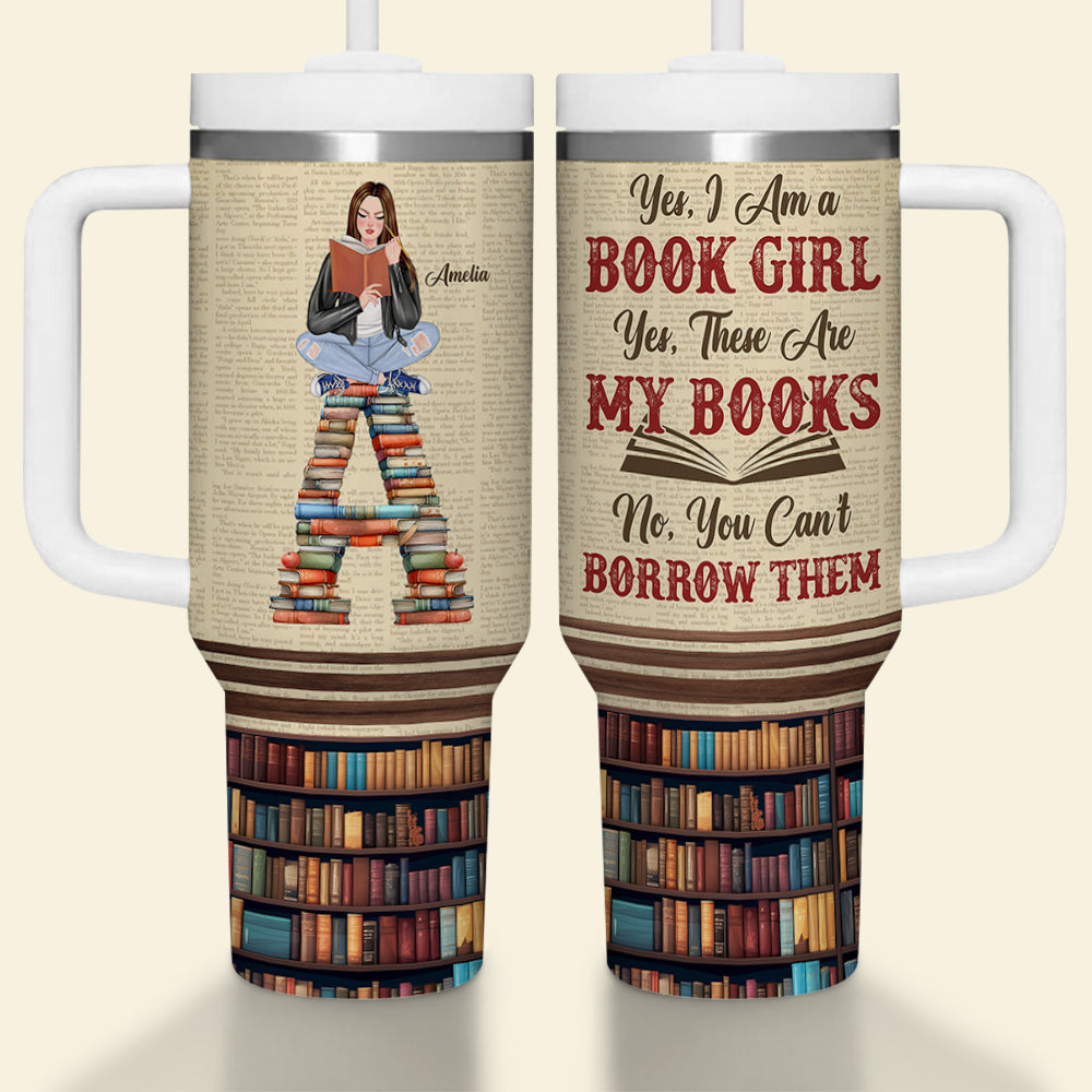 Personalized Tumbler for Book Lovers - Customizable Gift for Readers Tumbler Cup PopCulturePrints