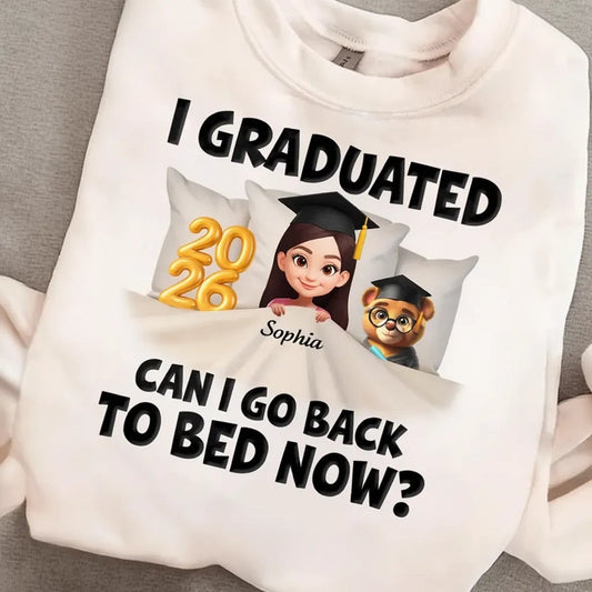 Personalized Graduation Sweatshirt for Graduates - Class of 2026 Humor Cloth MagicInPrints