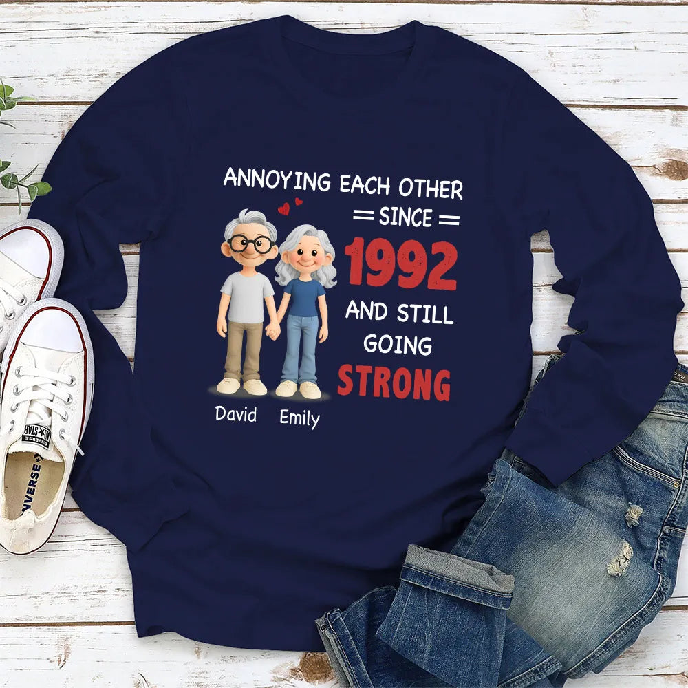 Personalized Anniversary T-Shirt for Couples - Fun Gift for Long-Term Relationships Cloth MagicInPrints
