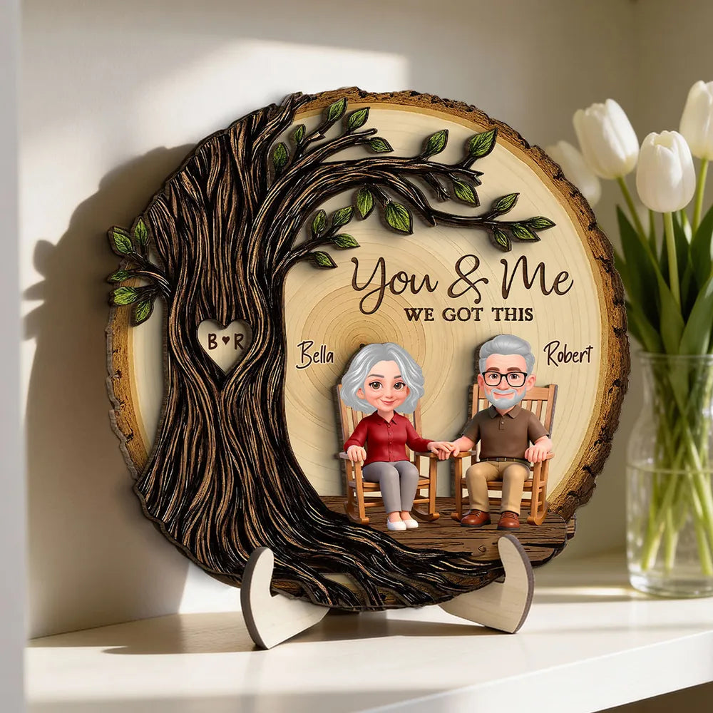 Personalized Wooden Anniversary Plaque for Couples - Sentimental Home Decor Gift Plaque MagicInPrints