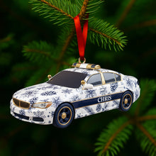 Load image into Gallery viewer, “Celebrate Your Inner Hero!” - Personalized Christmas Police Car Ornament - Perfect Gift for Law Enforcement Officers and Their Families Ornament MagicInPrints
