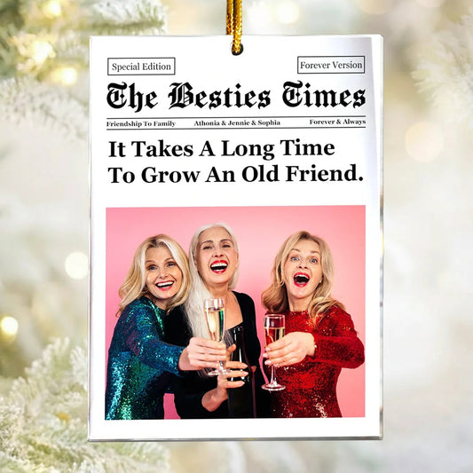 Personalized Friendship Ornament for Best Friends - Sentimental Keepsake Gift Ornament MagicInPrints