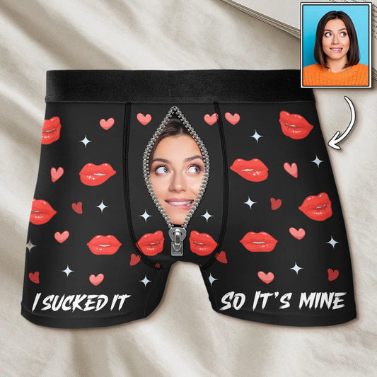 Personalized Men's Boxer Briefs for Couples - Fun Valentine's Day Gift Underwear MagicInPrints