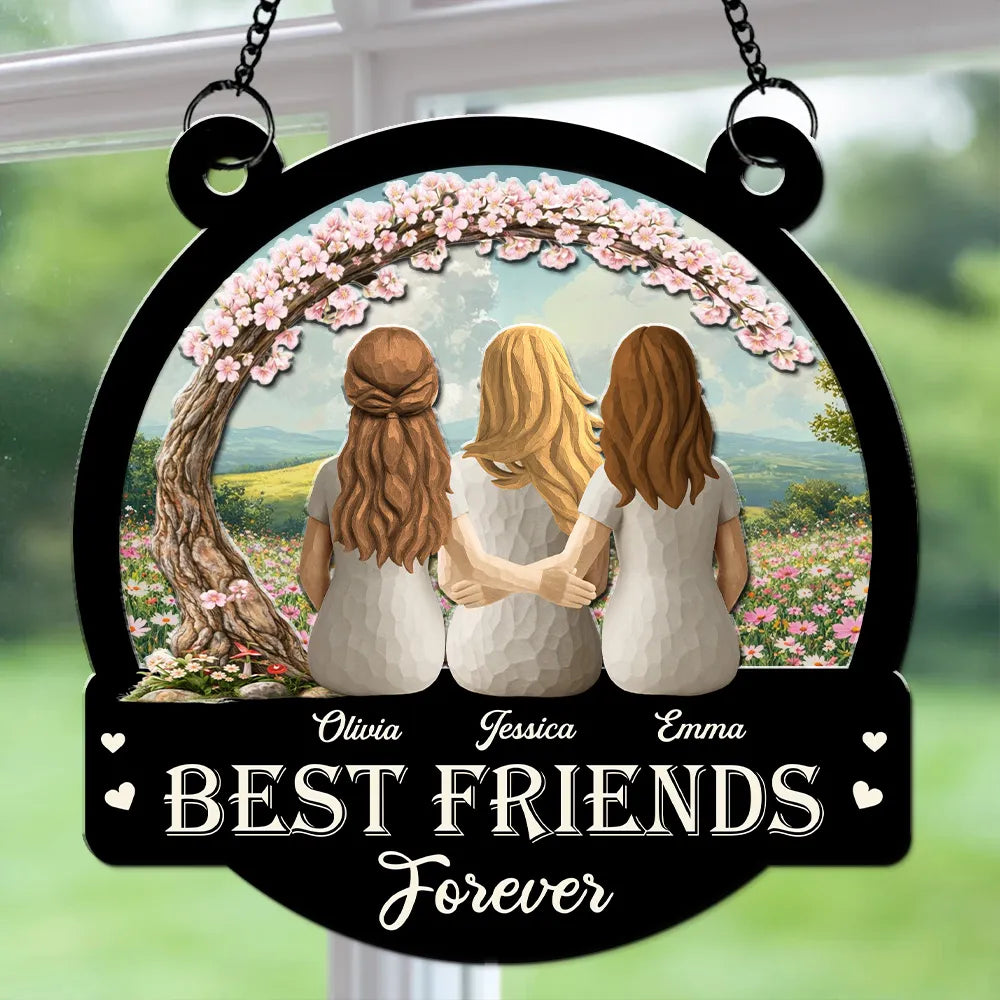 Personalized Best Friends Hanging Ornament for Women - Friendship Gift Ornament MagicInPrints