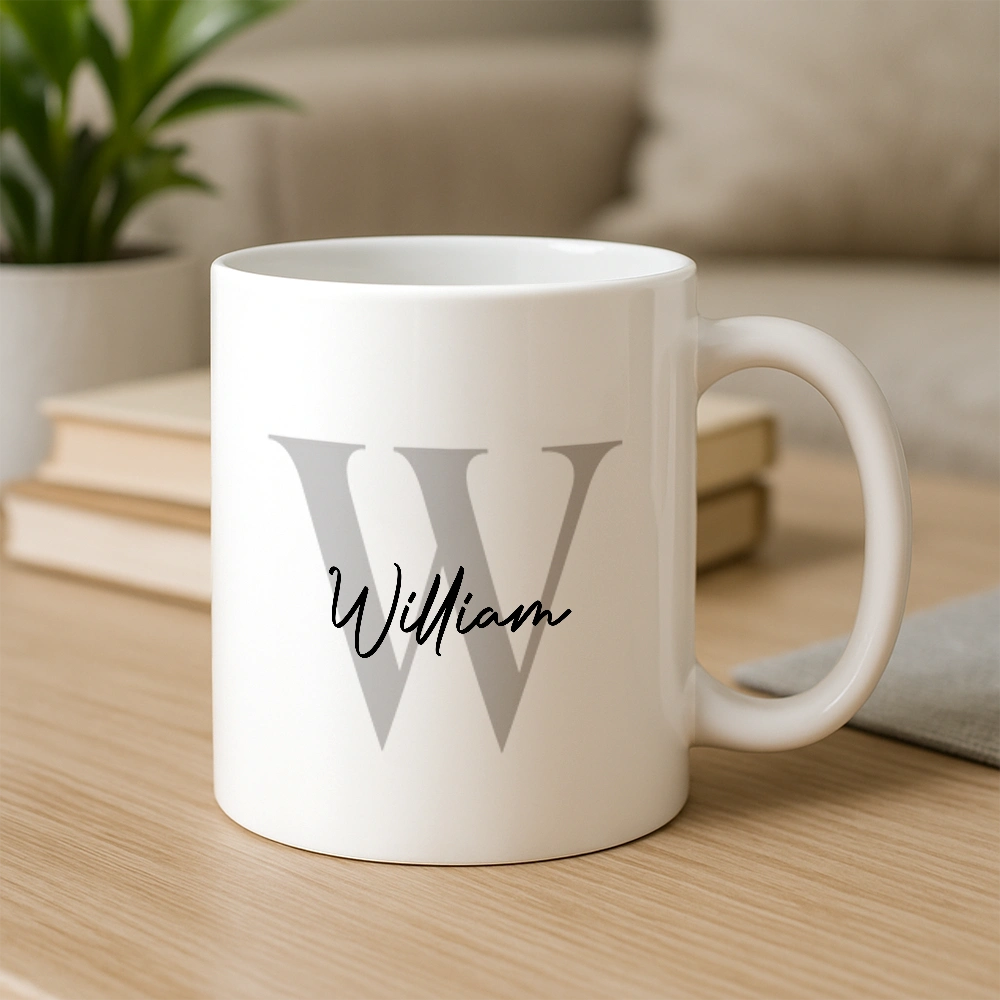 Personalized Ceramic Mug Set for Couples with Names - Perfect for Anniversaries Cup MagicInPrints