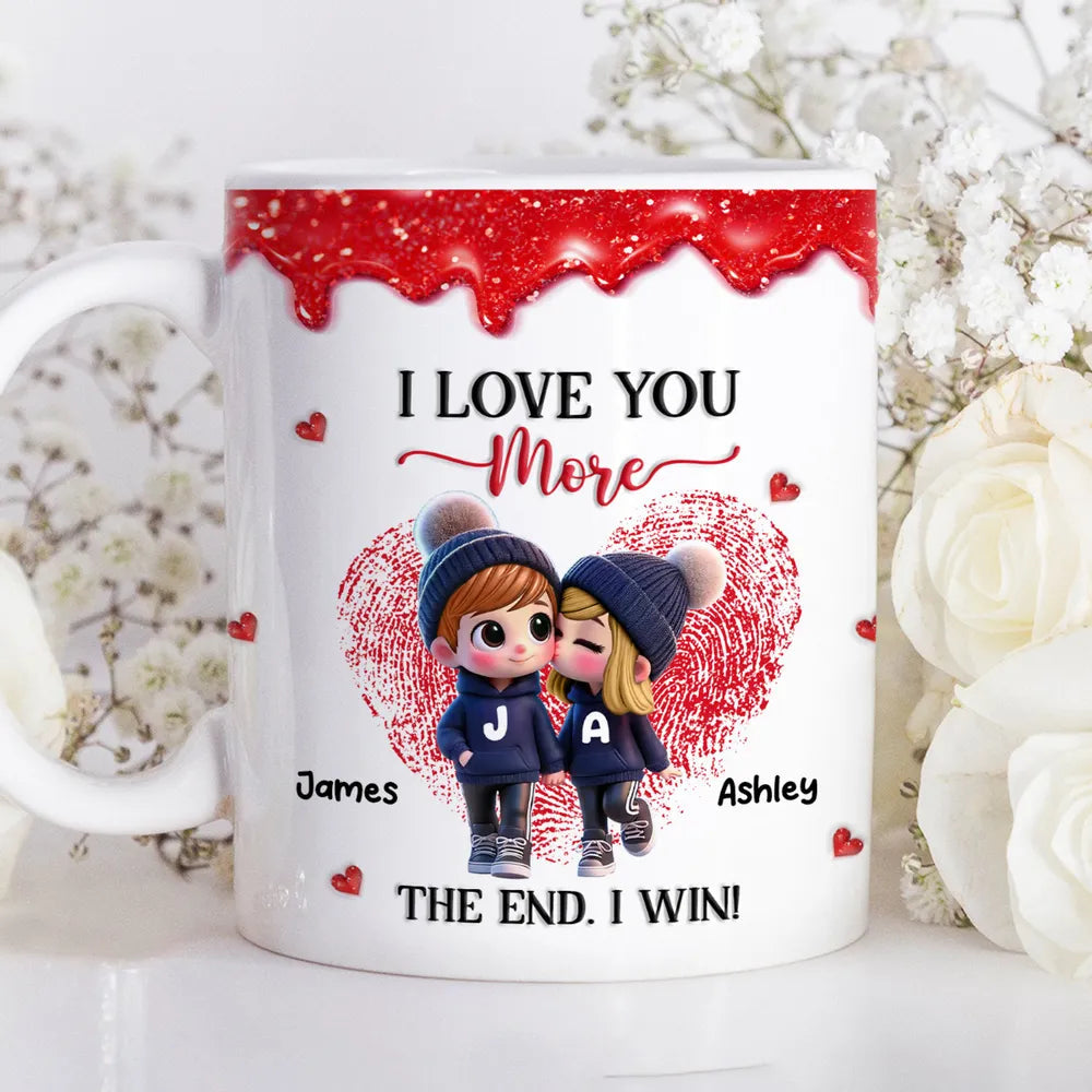 Personalized Romantic Couple Mug for Partners - Love Gift Cup MagicInPrints