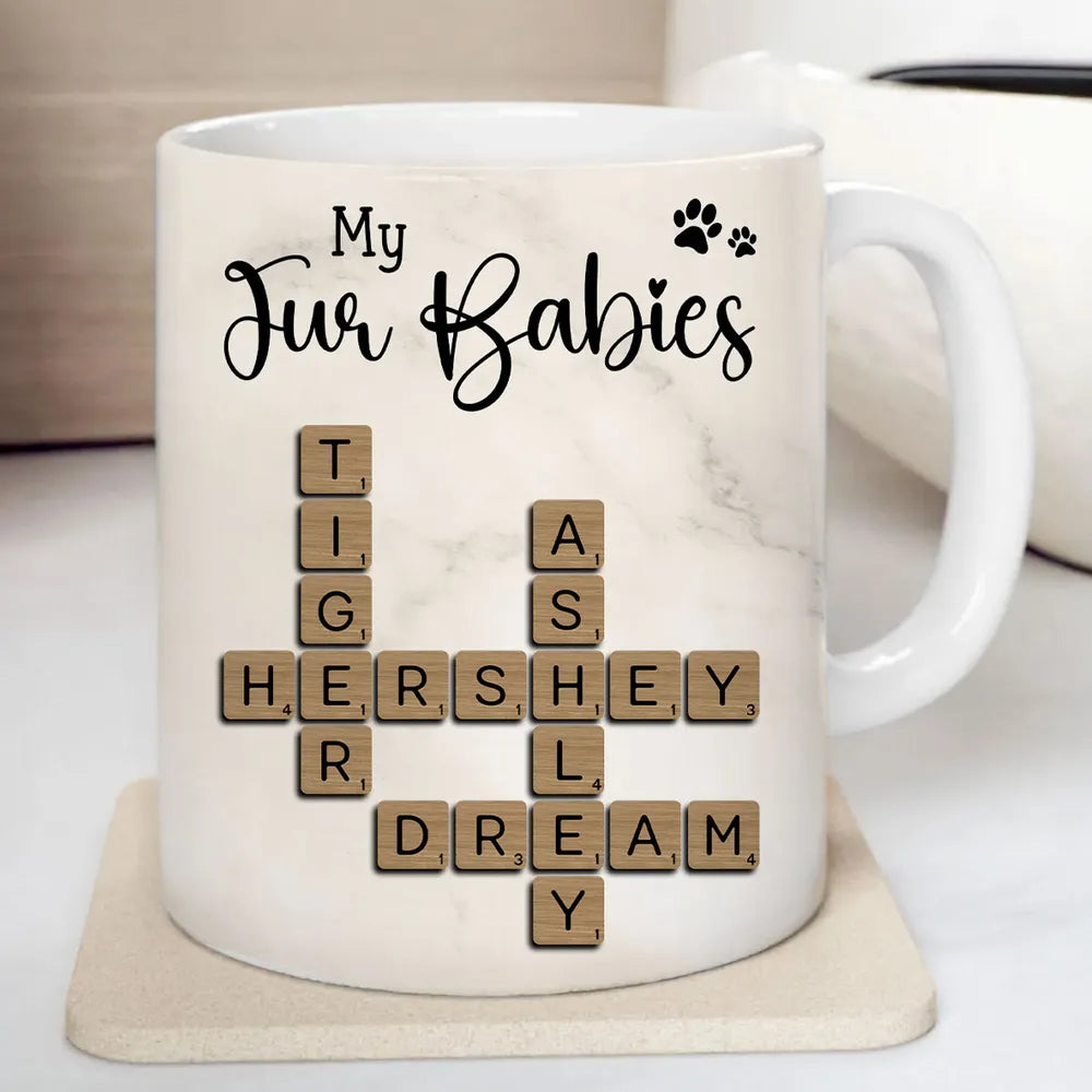 Personalized Pet Lover Mug for Dog and Cat Owners - Custom Names Gift Cup MagicInPrints