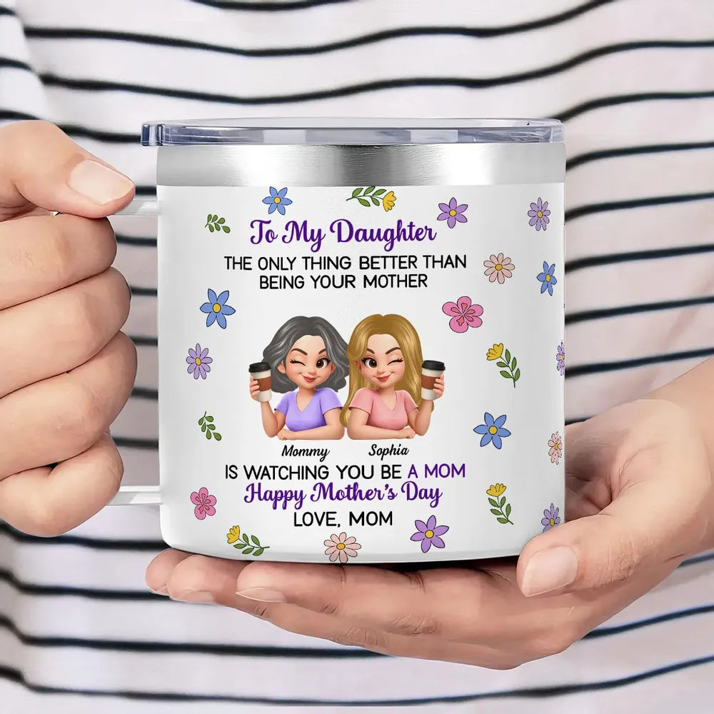 Personalized Mother's Day Mug for Daughter - Sentimental Gift with Custom Names Cup MagicInPrints