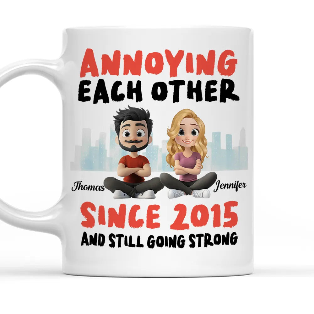 Personalized Couple Mug for Partners - Funny Anniversary Gift Cup MagicInPrints