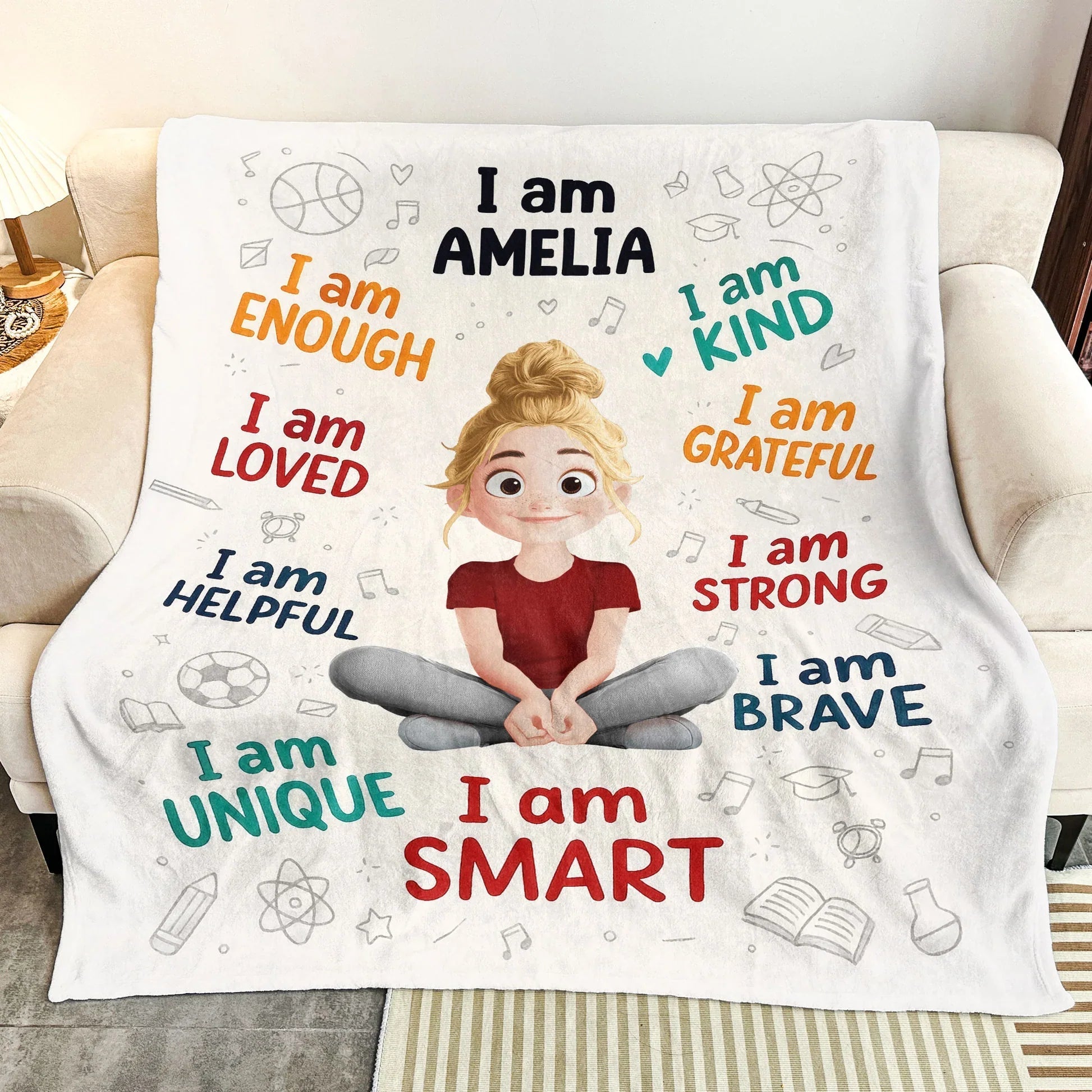 Personalized Inspirational Mug for Kids - Positive Affirmations Gift Cup MagicInPrints