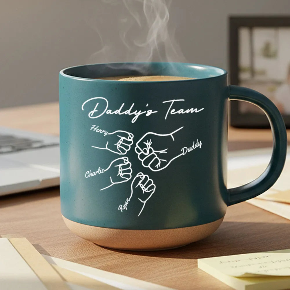 Personalized Family Mug for Dad - Custom Names Coffee Cup - Father's Day Gift Cup MagicInPrints