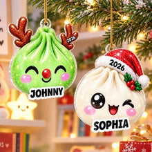Load image into Gallery viewer, Personalized Dumpling Acrylic Ornament Creative Family Gift
