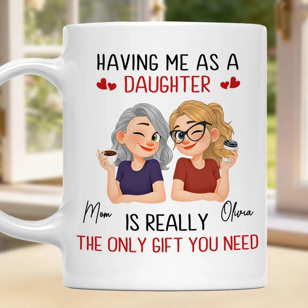 Personalized Coffee Mug for Mom - Funny Daughter Gift for Mother's Day Cup MagicInPrints