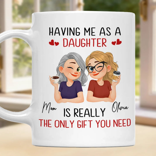 Personalized Coffee Mug for Mom - Funny Daughter Gift for Mother's Day Cup MagicInPrints