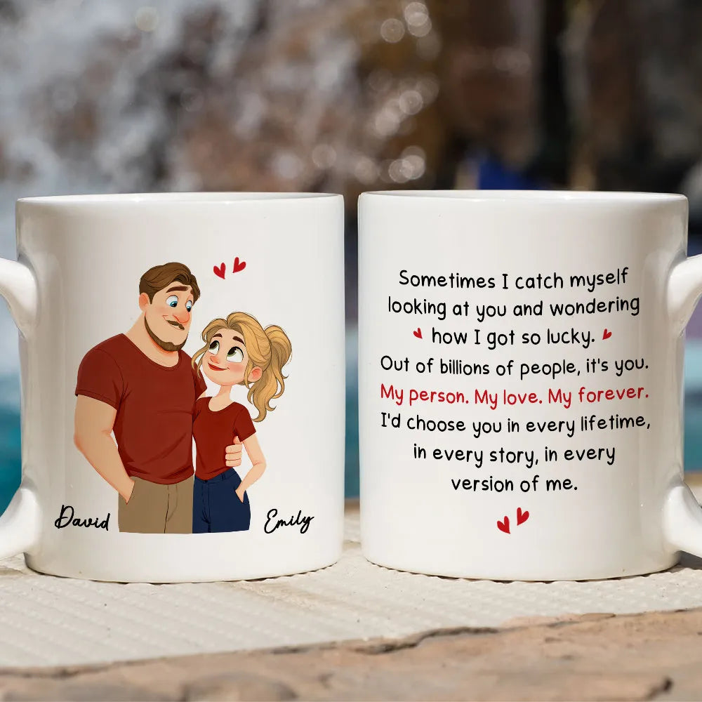 Personalized Couple Mug Set for Anniversary - Sentimental Gift Cup MagicInPrints