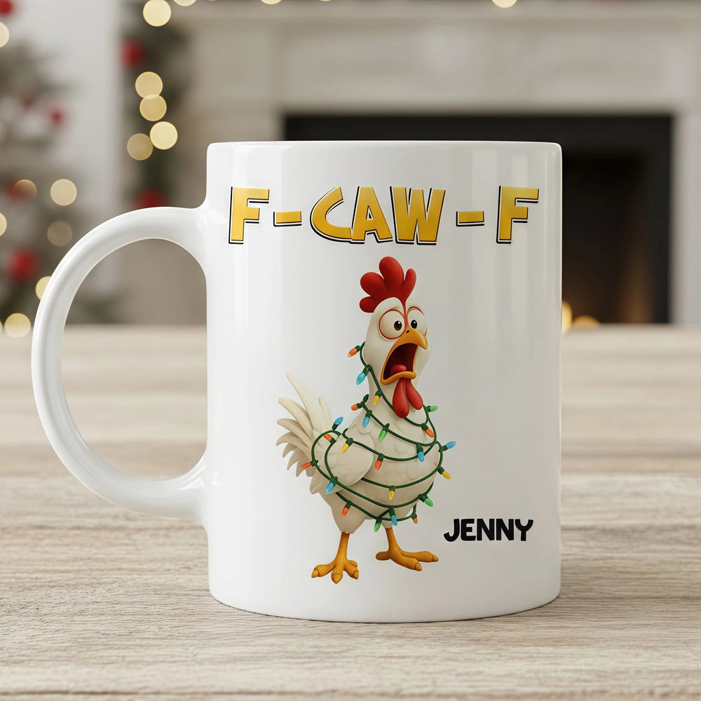 Personalized Funny Chicken Mug for Coffee Lovers - Holiday Gift Cup MagicInPrints