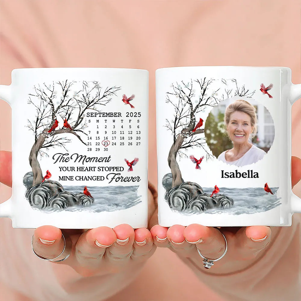 Personalized Memorial Mug for Loved Ones with Photo and Date - Sentimental Gift Cup MagicInPrints
