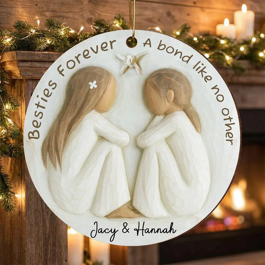 Personalized Best Friends Ornament - Sentimental Gift for Friendship Ornament MagicInPrints