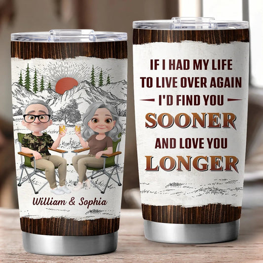 Personalized Couple Tumbler for Seniors - Sentimental Gift for Anniversaries Cup MagicInPrints