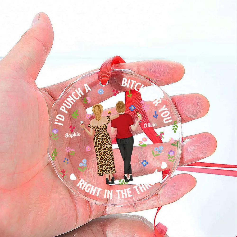 Personalized Friendship Ornament for Best Friends - Humorous Gift Ornament MagicInPrints