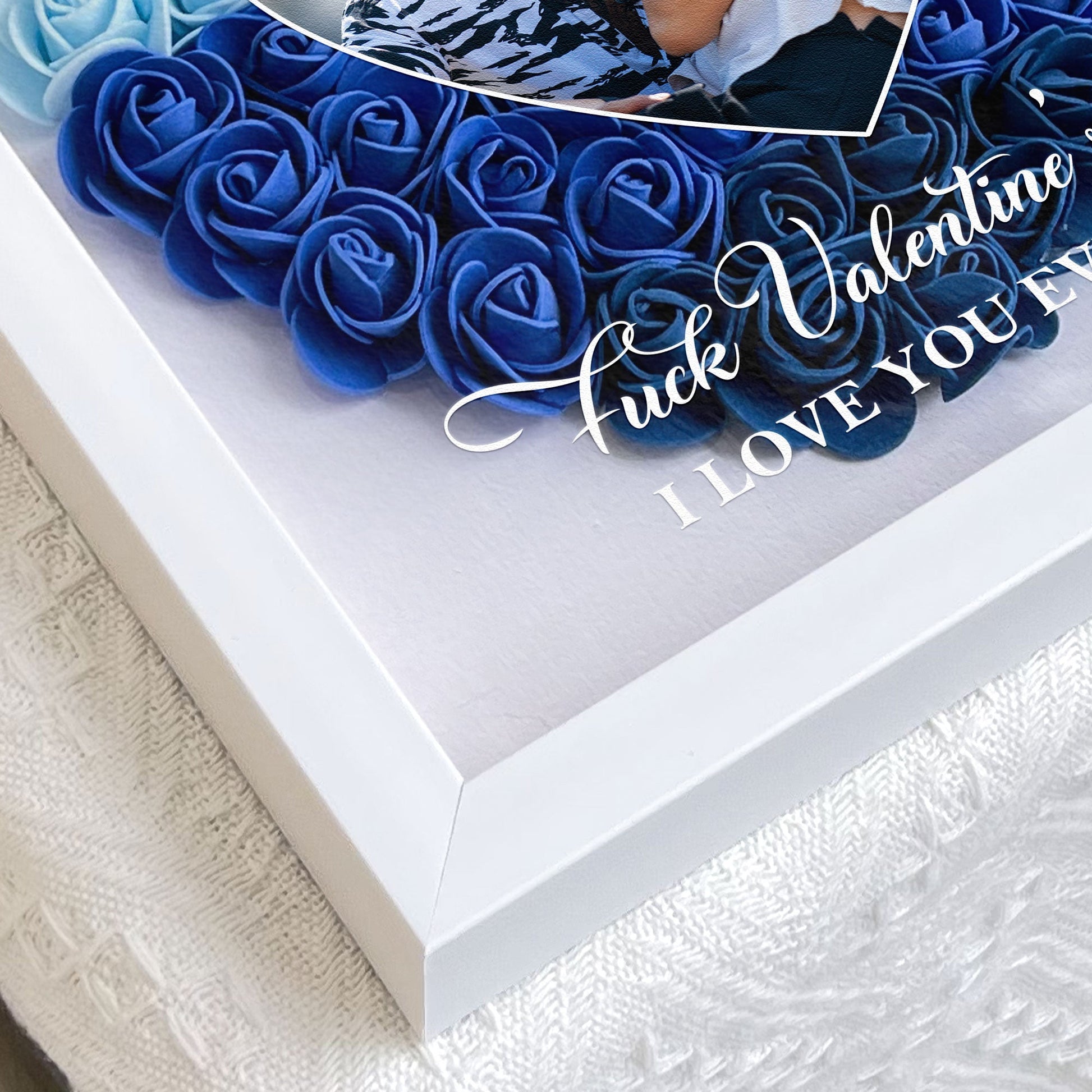 Personalized Heart-Shaped Photo Frame for Couples - Romantic Gift Plaque MagicInPrints