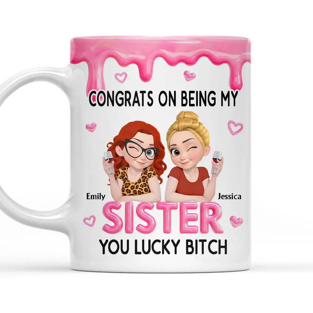 Personalized Sister Mug for Women - Funny Gift for Sisters Cup MagicInPrints