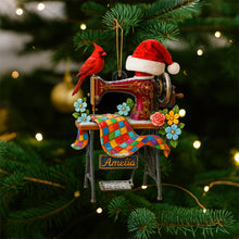 Load image into Gallery viewer, Sewing Machine Personalized Heaven Gifts: A Unique Ornament for Passionate Seamstresses Ornament MagicInPrints
