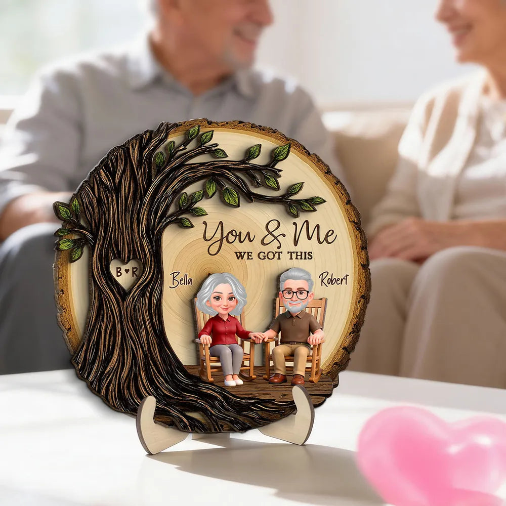 Personalized Wooden Anniversary Plaque for Couples - Sentimental Home Decor Gift Plaque MagicInPrints