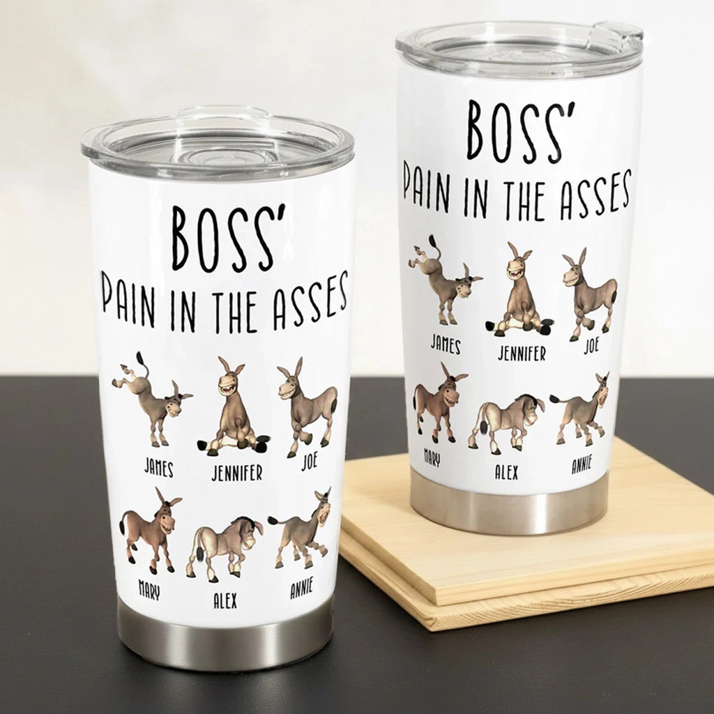 Customizable Funny Boss Tumbler for Coworkers - Office Humor Gift Cup MagicInPrints