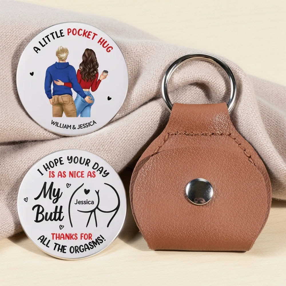 Personalized Funny Couple Keychain - Romantic Gift for Partners Keychain MagicInPrints