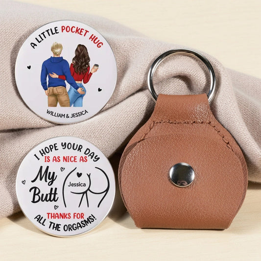 Personalized Funny Couple Keychain - Romantic Gift for Partners Keychain MagicInPrints