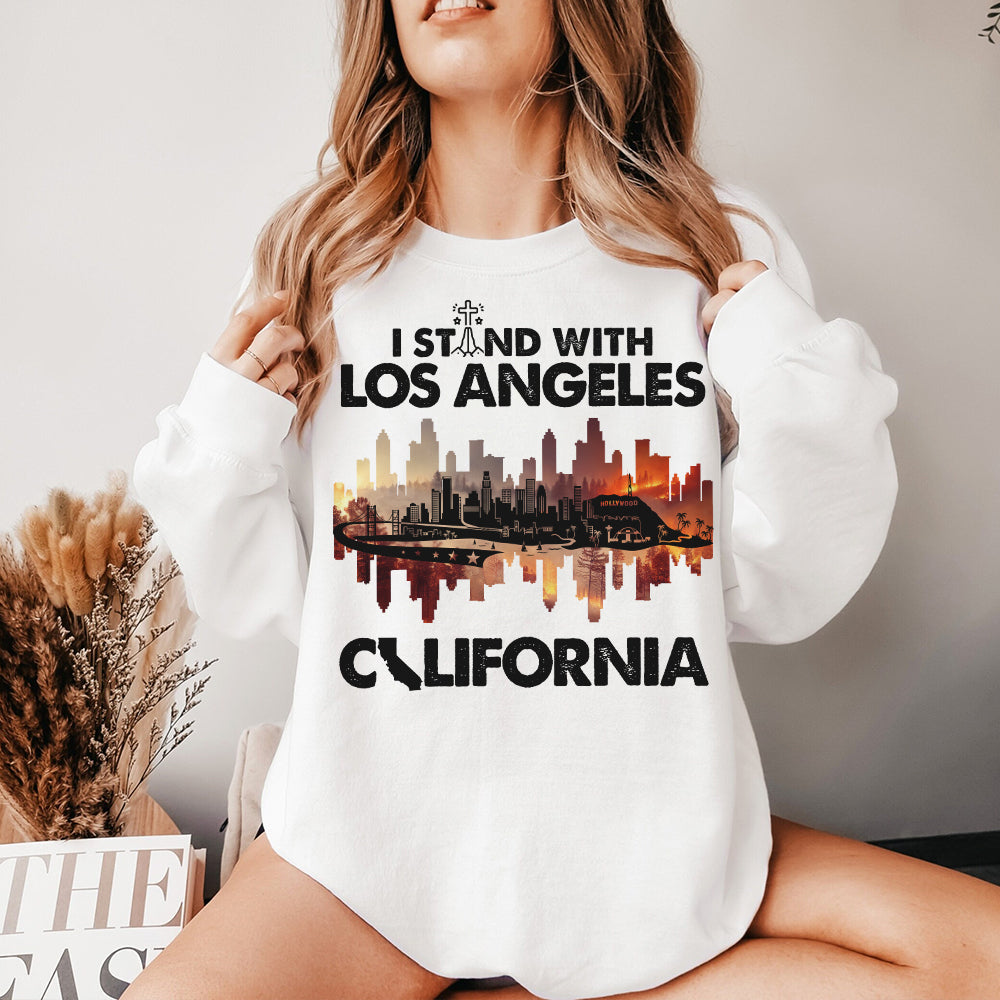 I Stand With Los Angeles Shirt - California Pride Tee Shirts PopCulturePrints
