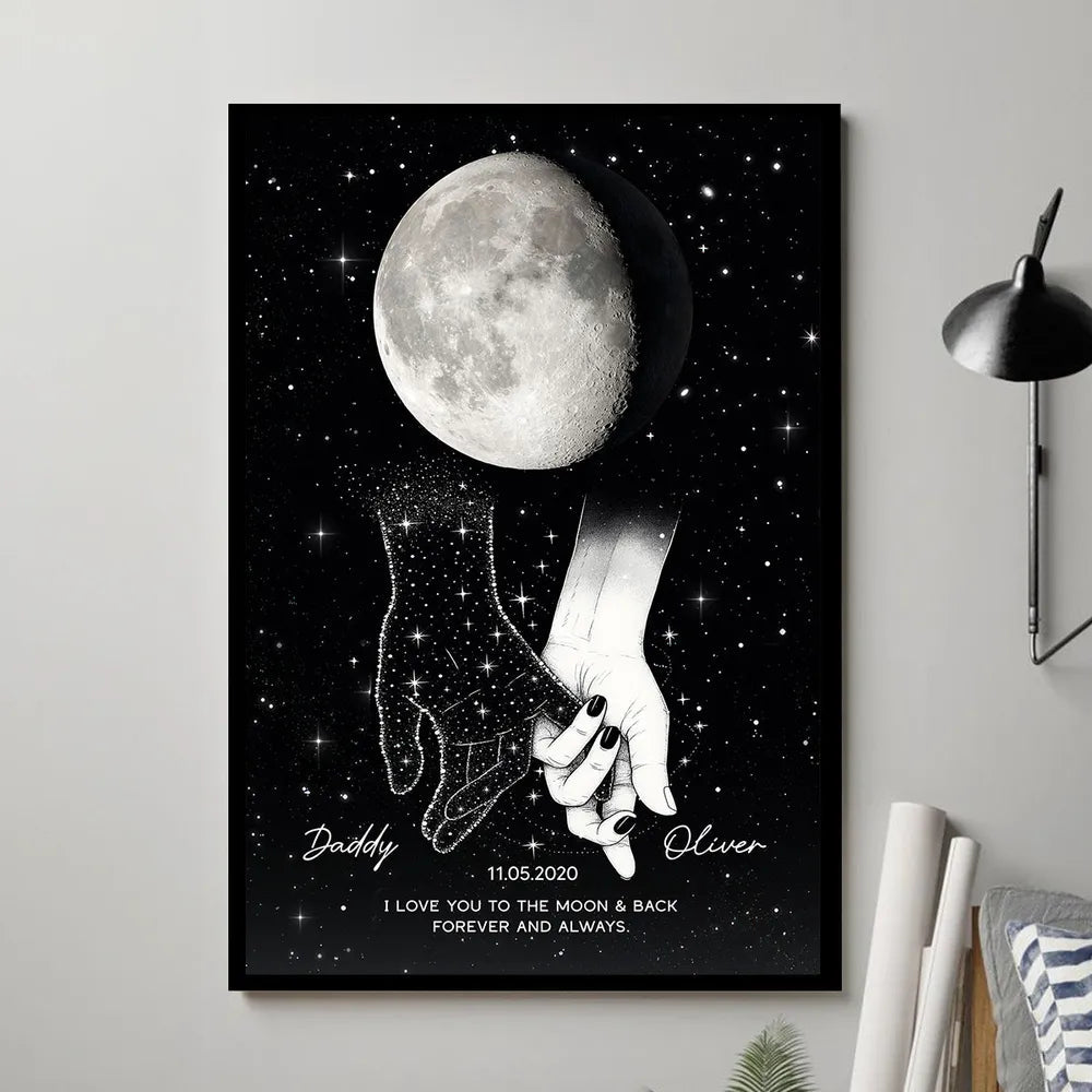 Personalized Star Map Canvas Art for Couples - Romantic Gift Poster or Canvas MagicInPrints