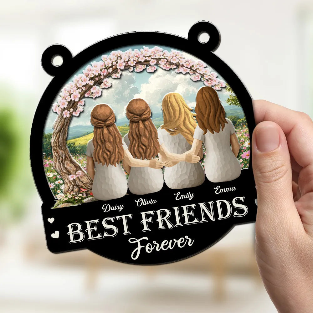 Personalized Best Friends Hanging Ornament for Women - Friendship Gift Ornament MagicInPrints