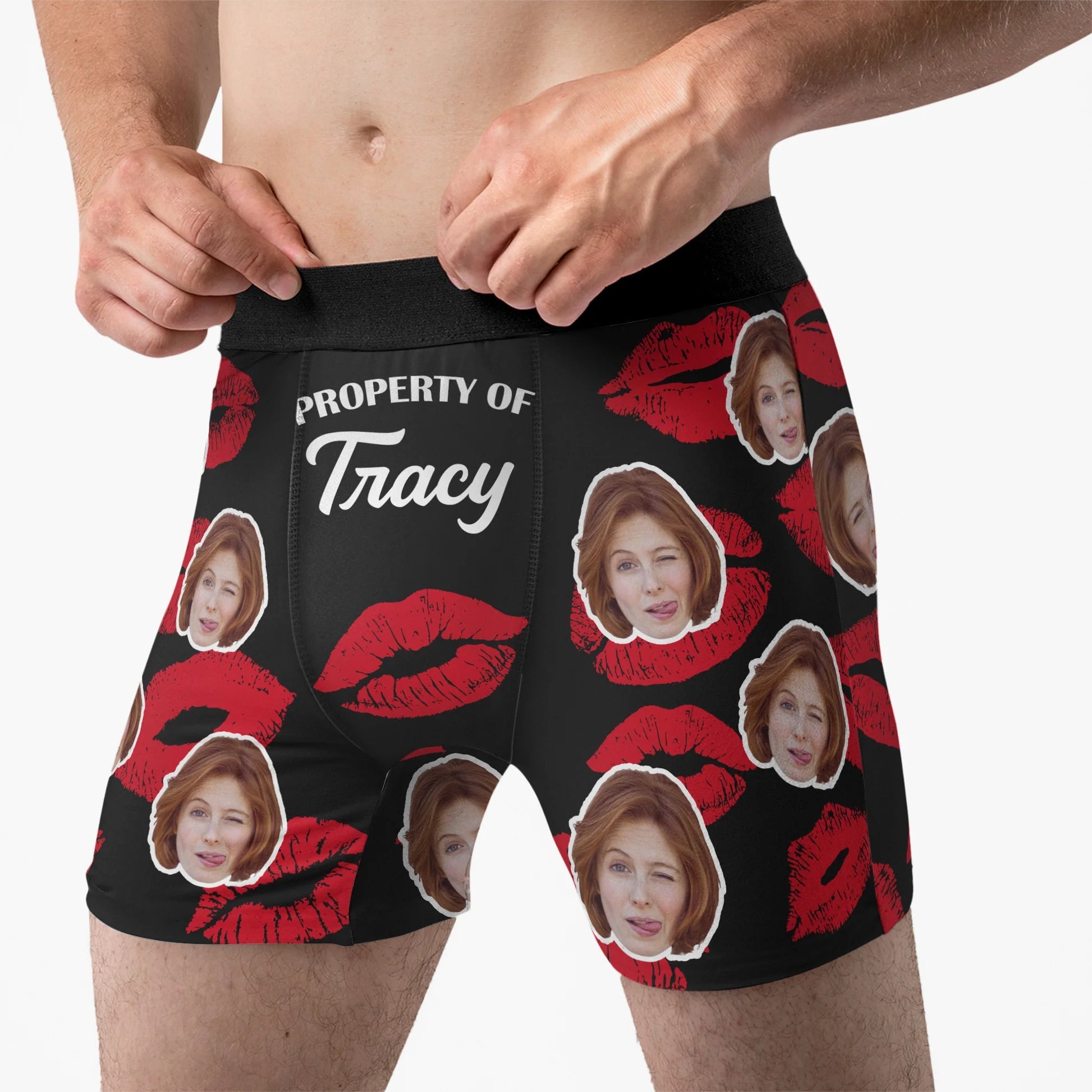 Personalized Men's Boxer Briefs for Couples - Funny Custom Face Underwear Gift Underwear MagicInPrints