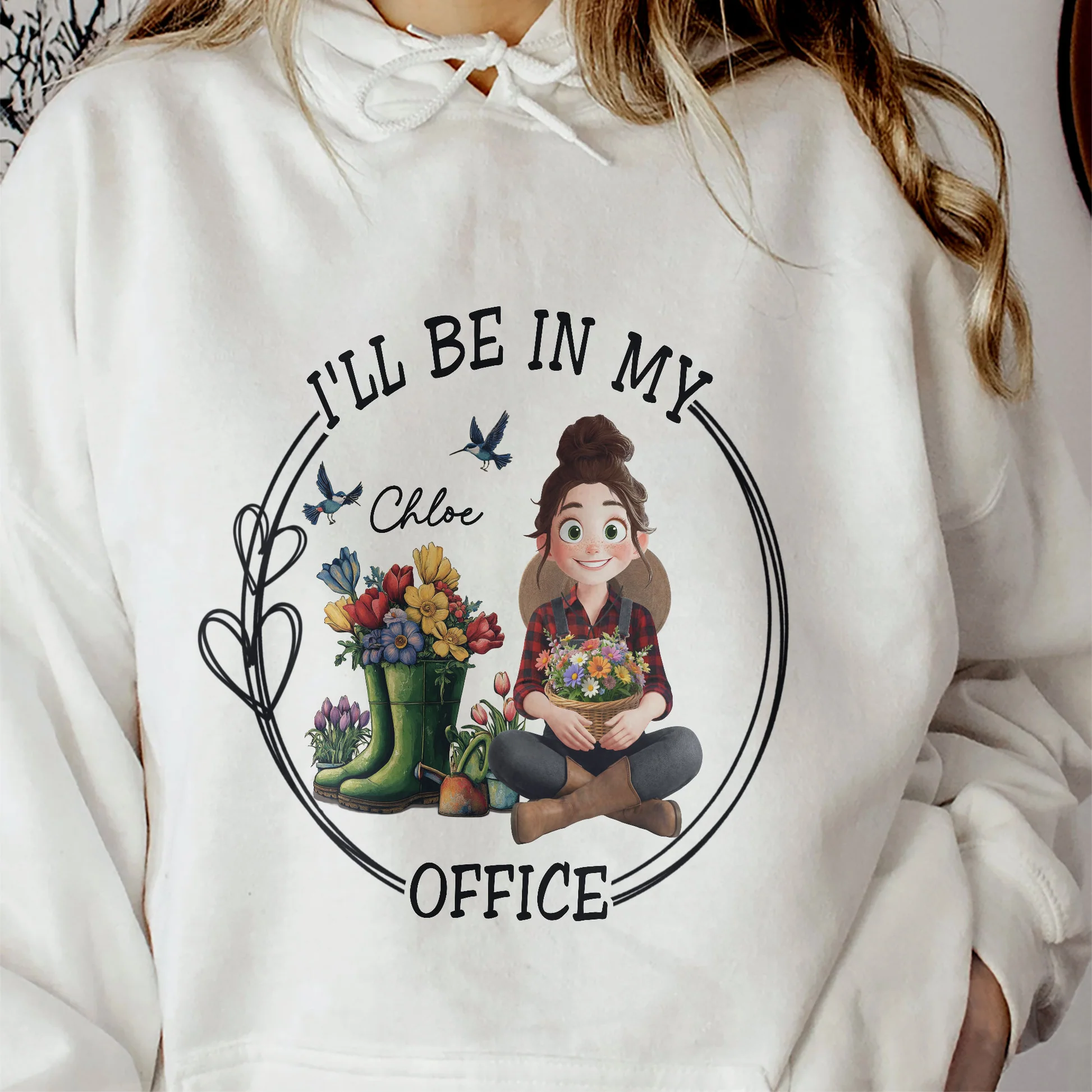 Personalized Gardening T-Shirt for Women - Funny Floral Design for Garden Lovers Cloth MagicInPrints