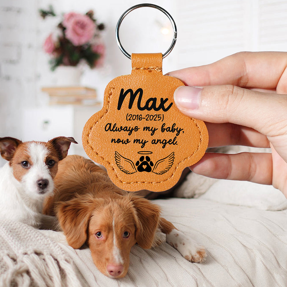 Forever Loved - A Personalized Memorial Keychain for Pet Lovers Keychains MagicInPrints