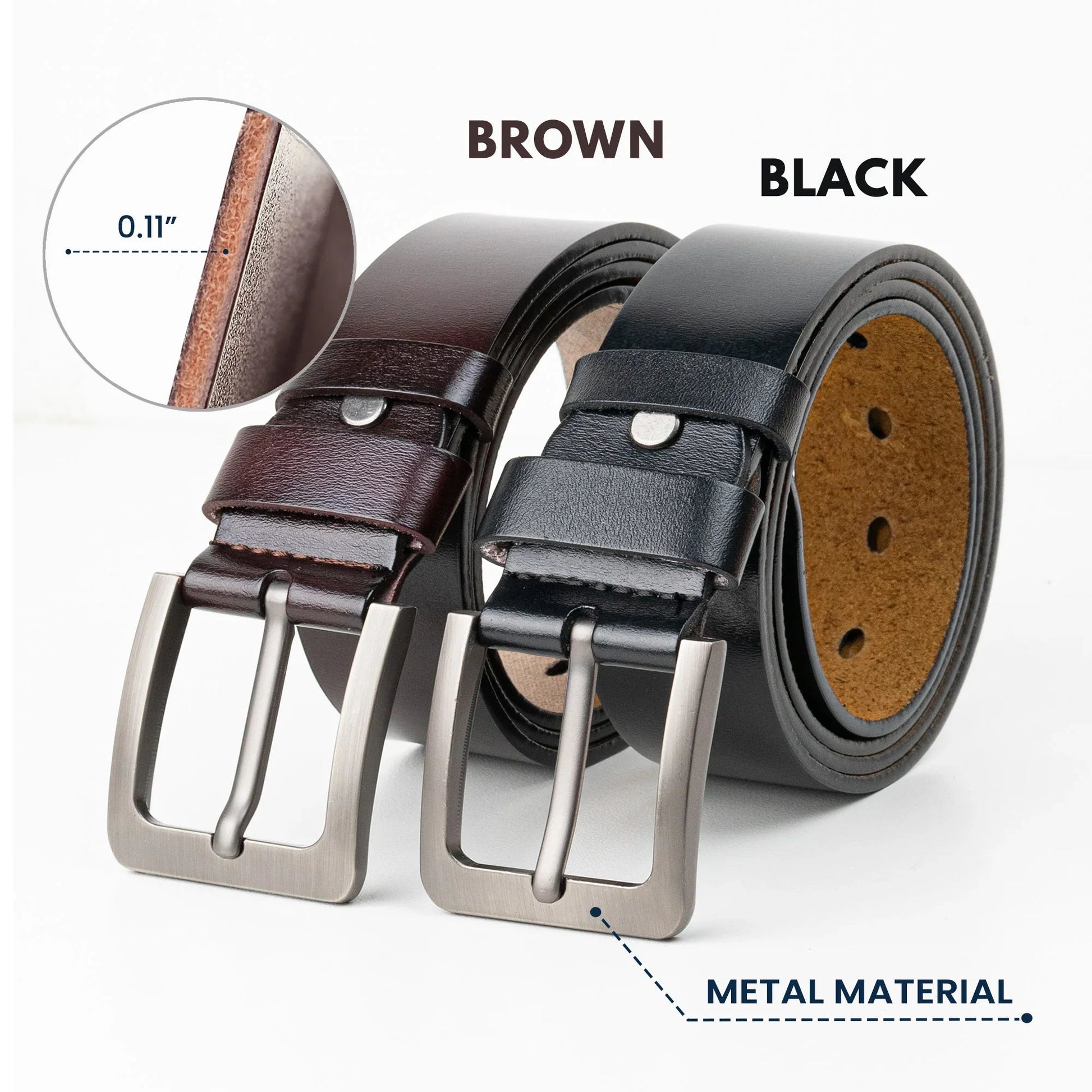 Personalized Leather Belt for Couples - Humorous Gift for Him Belt MagicInPrints