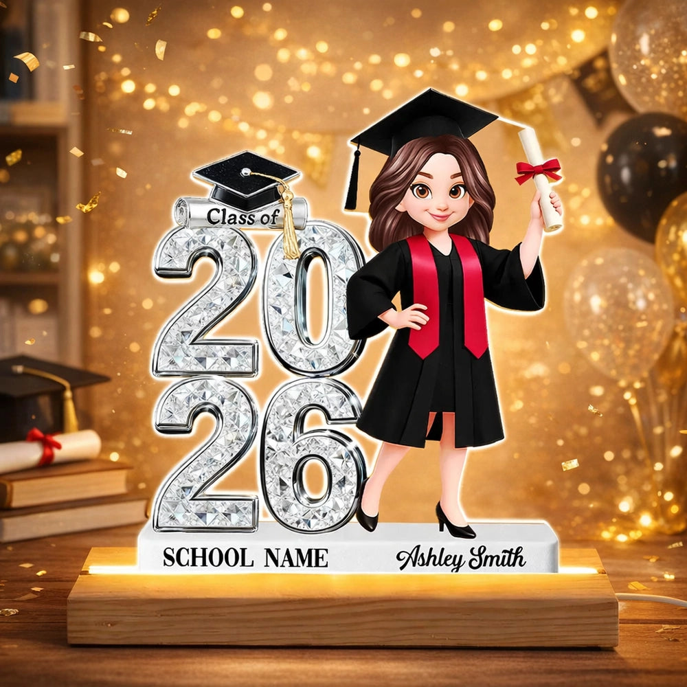 Custom Graduation Acrylic Plaque for Class of 2026 - Personalized Gift for Graduates Plaque MagicInPrints