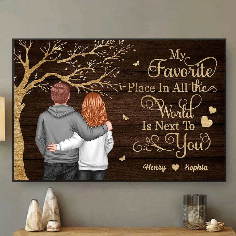 Personalized Couple Wall Art for Home Decor - Sentimental Gift Poster or Canvas MagicInPrints