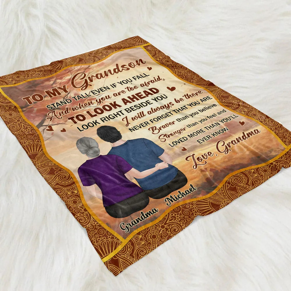 Personalized Fleece Blanket for Son - Sentimental Gift from Mom Blanket MagicInPrints