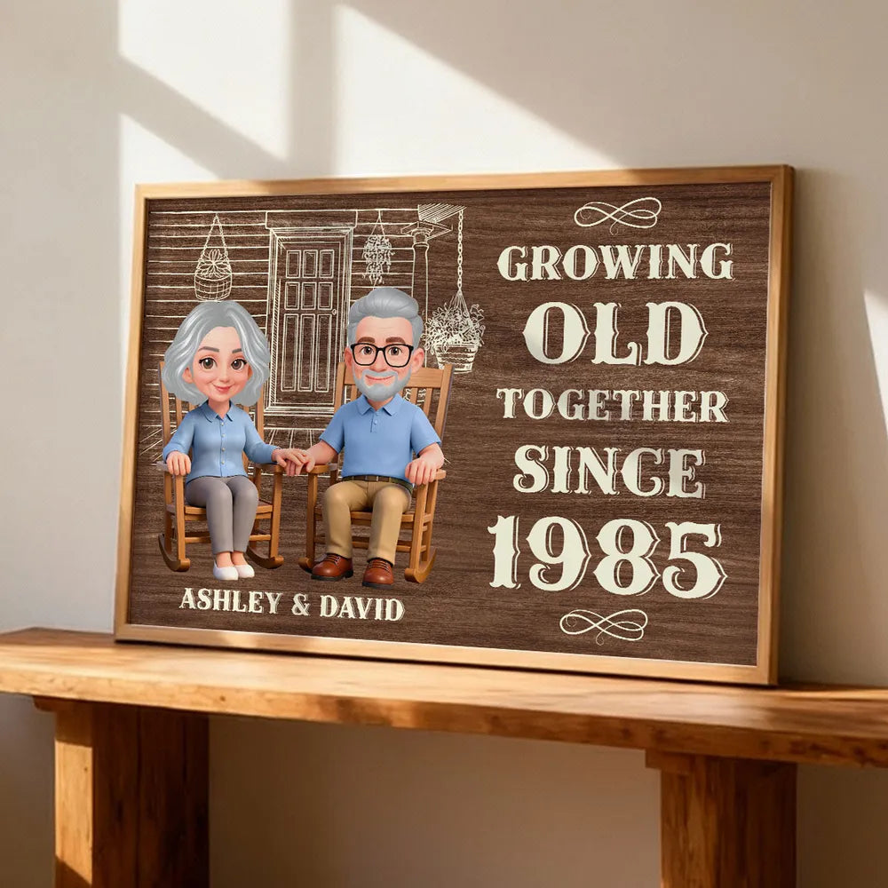 Personalized Anniversary Wooden Sign for Couples - Sentimental Home Decor Poster or Canvas MagicInPrints