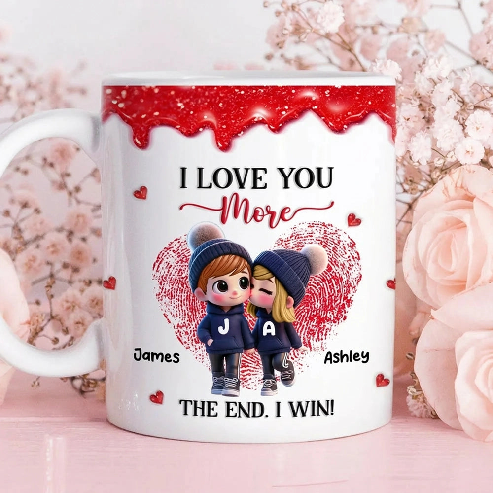 Personalized Romantic Couple Mug for Partners - Love Gift Cup MagicInPrints