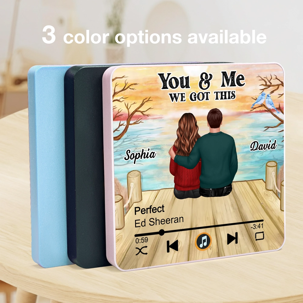 Personalized Couple Music Plaque for Romantic Gift - Anniversary Keepsake Fridge Magnet MagicInPrints