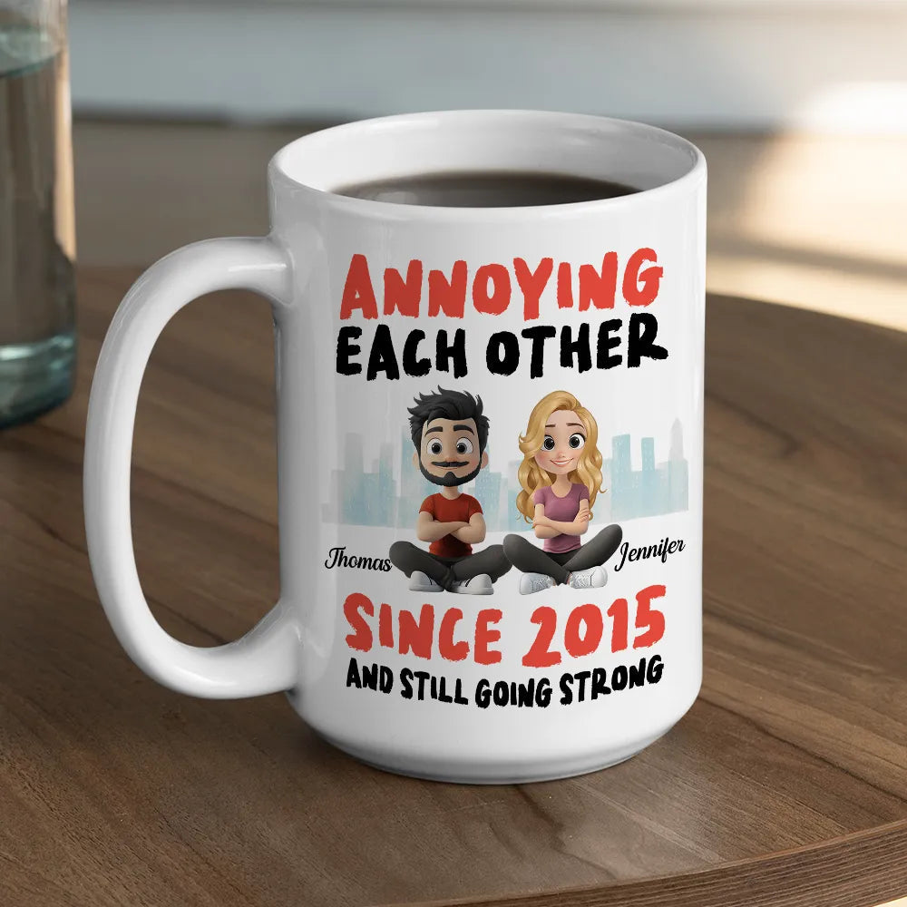 Personalized Couple Mug for Partners - Funny Anniversary Gift Cup MagicInPrints
