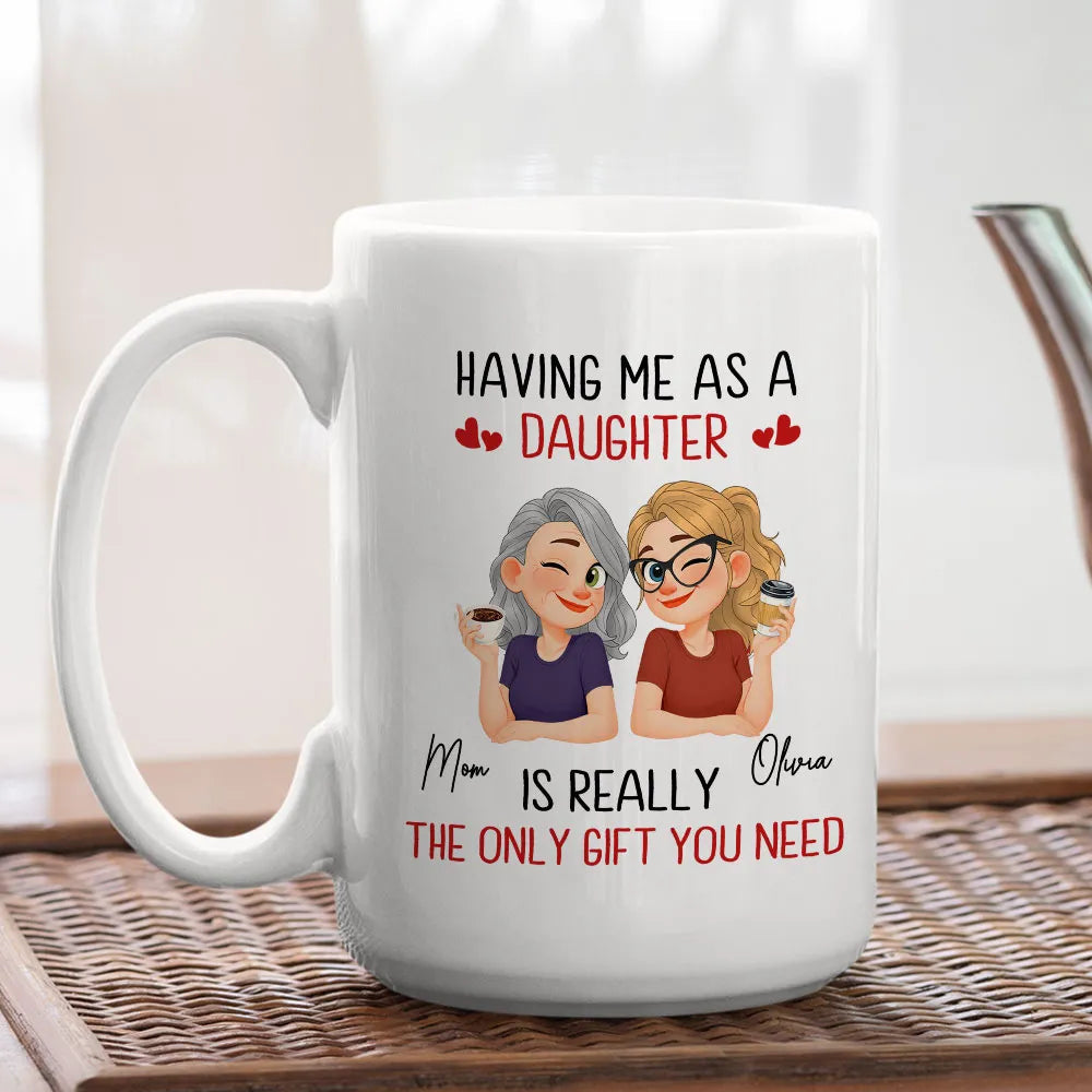 Personalized Coffee Mug for Mom - Funny Daughter Gift for Mother's Day Cup MagicInPrints