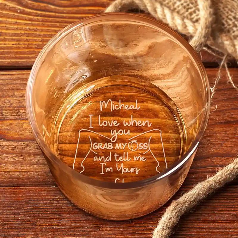 Personalized Whiskey Glass for Couples - Funny Gift for Anniversaries Cup MagicInPrints