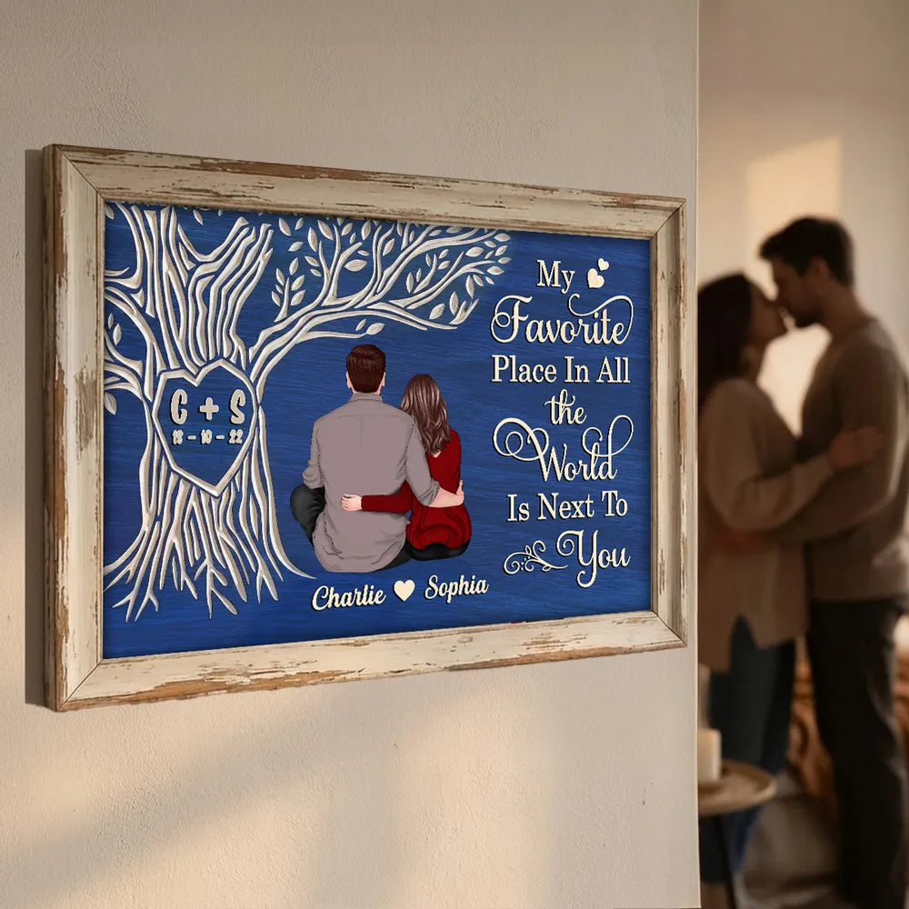 Personalized Couple Wall Art for Home Decor - Romantic Gift Poster or Canvas MagicInPrints