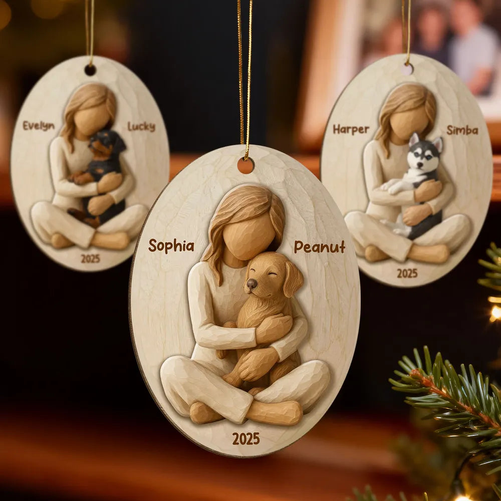 Personalized Pet Lover Ornament for Dog Owners - Christmas Keepsake Ornament MagicInPrints